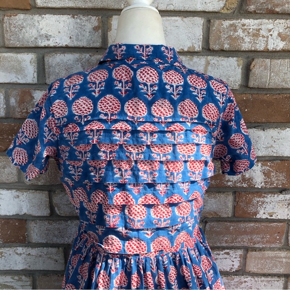 Inde Rooh Ruffled Dress sz M - Picture 7 of 13